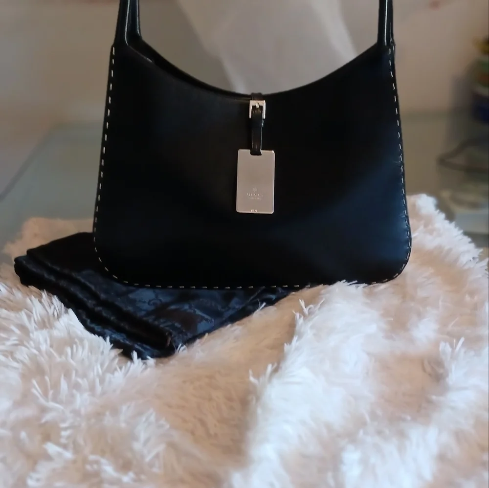 Gucci topstich shoulder bag - Picture 2 of 12